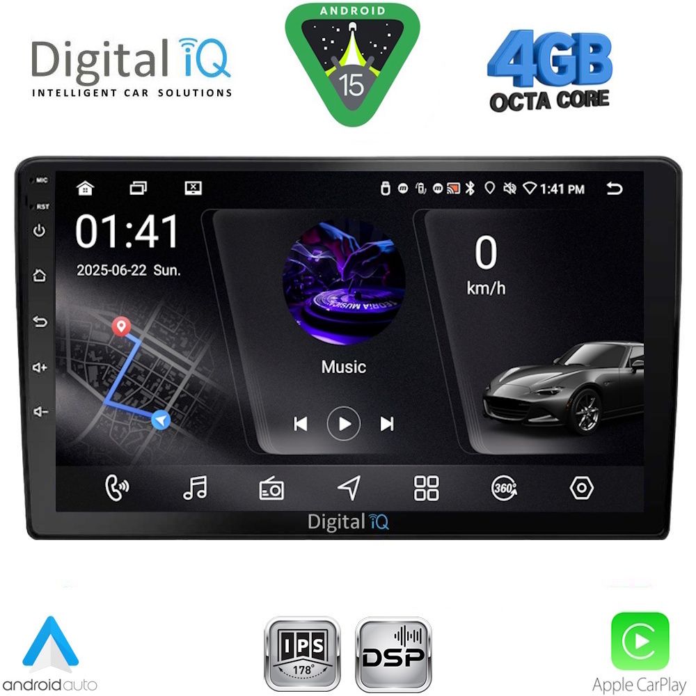 Βλησαρούλης Car Center - DIGITAL IQ RSG 6910_CPA (10" SLIM) 4G SIM MULTIMEDIA TABLET