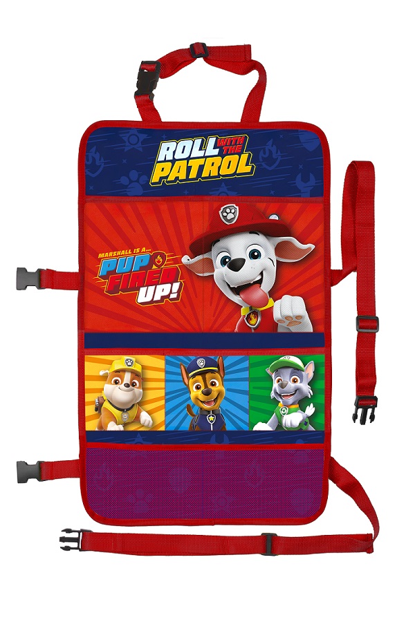 Βλησαρούλης Car Center - Amio - ΘΗΚΕΣ ΠΛΑΤΗΣ ΚΑΘΙΣΜΑΤΟΣ ORGANIZER PAW PATROL - 1 Τεμ. (S34036/AM)
