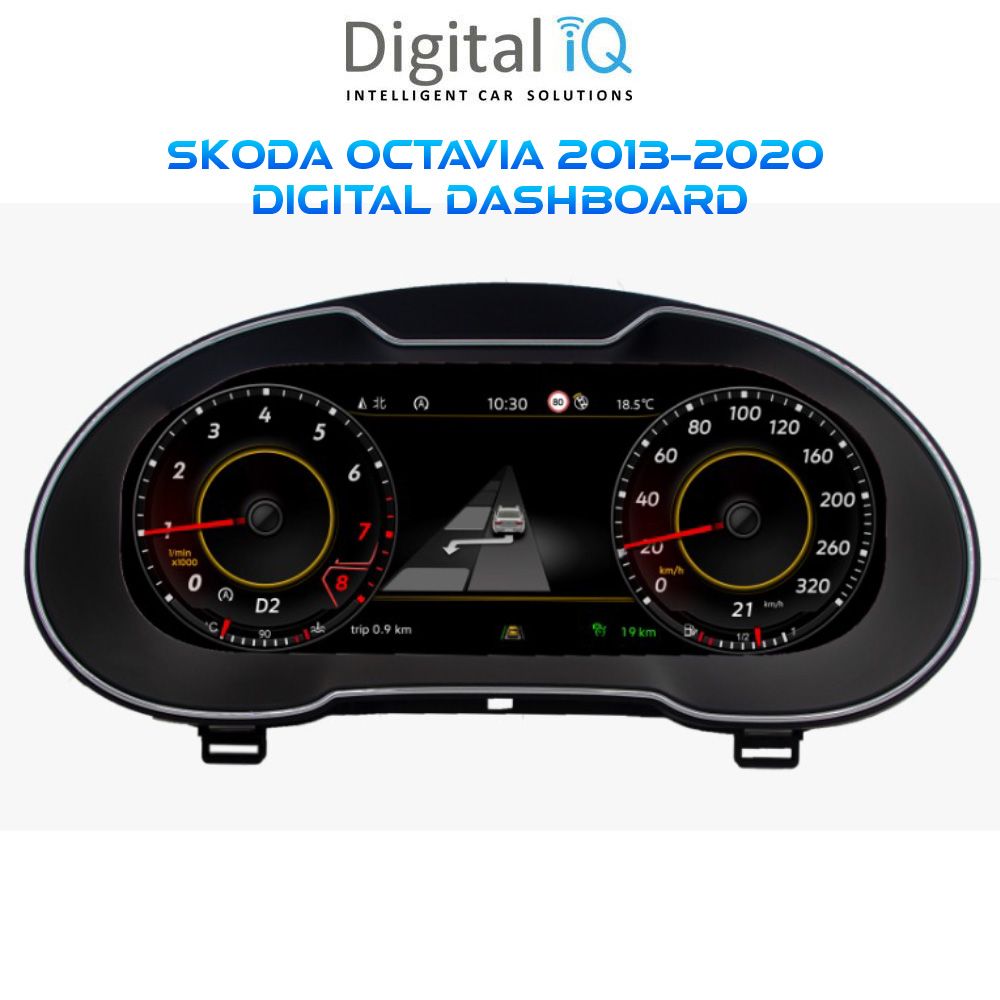 Βλησαρούλης Car Center - DIGITAL IQ DYL 597_DC (12.3in) DIGITAL INSTRUMENT CLUSTER for SKODA OCTAVIA 7 mod. 2013-2020
