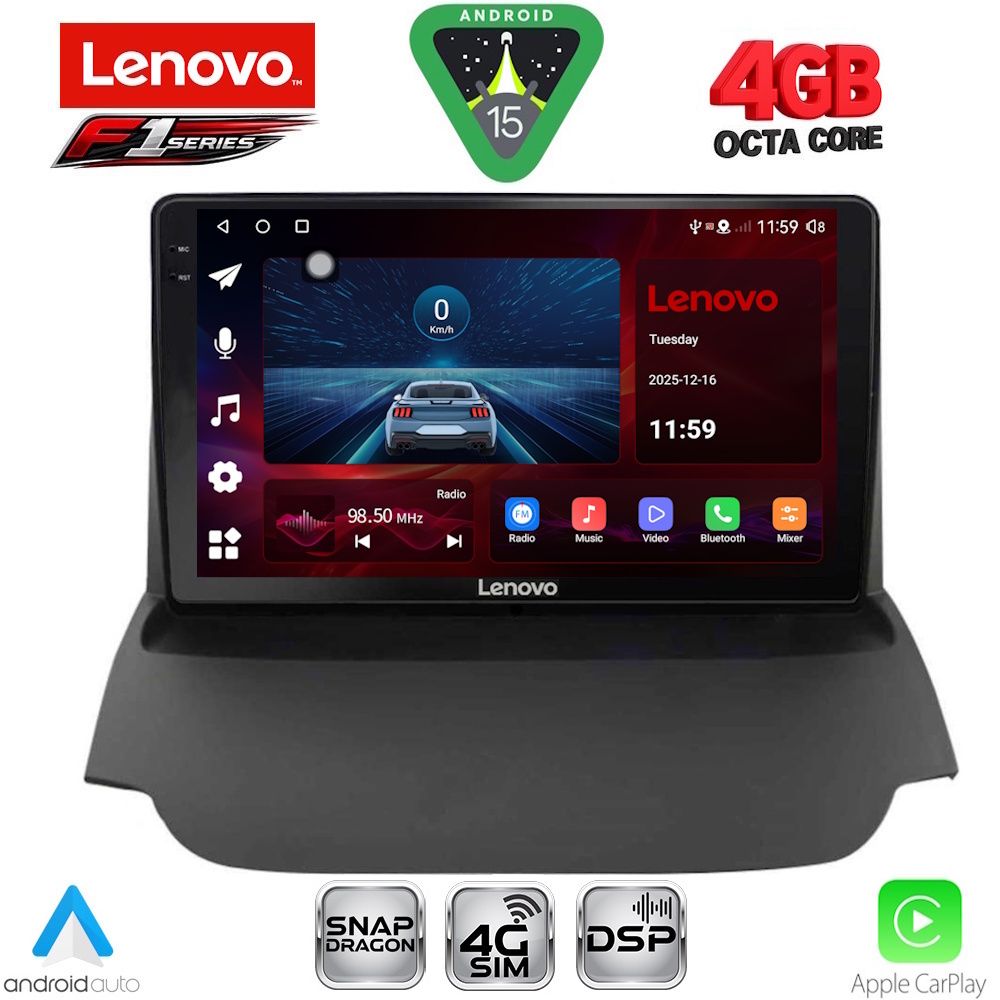 Βλησαρούλης Car Center - LENOVO SSQ 9150_CPA (9inc) MULTIMEDIA TABLET for FORD ECOSPORT mod. 2012-2018