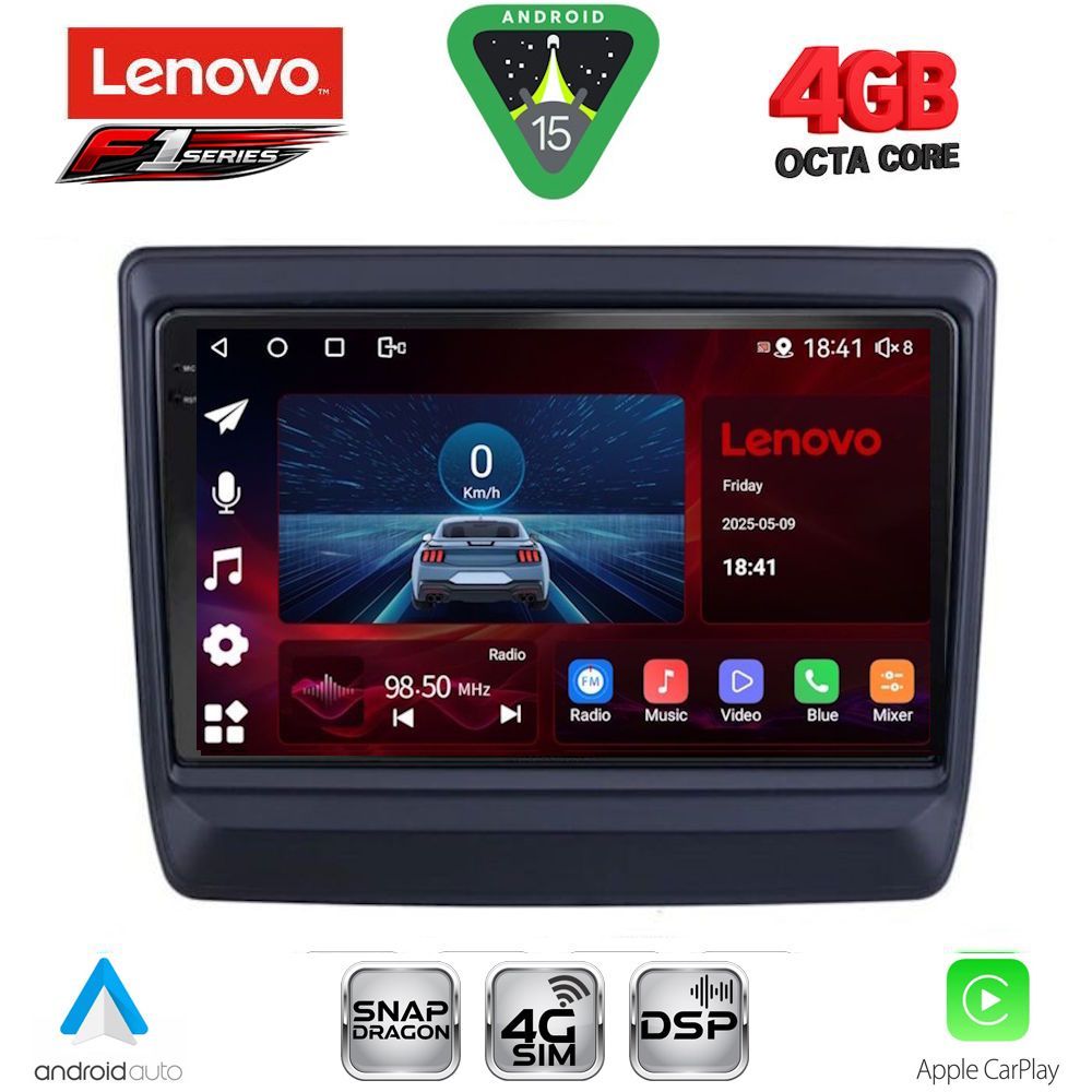 Βλησαρούλης Car Center - LENOVO SSQ 9256_CPA (9inc) MULTIMEDIA TABLET for ISUZU DMAX mod. 2020-2026