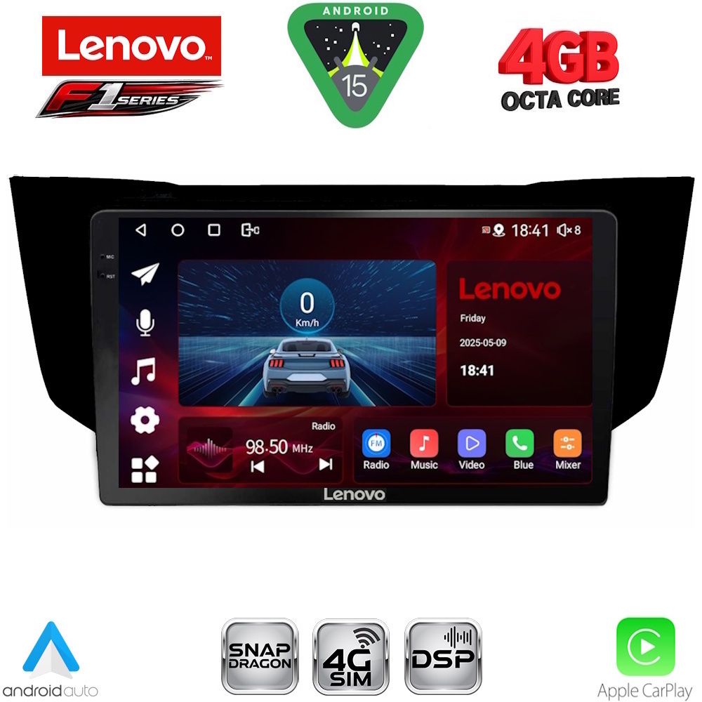 Βλησαρούλης Car Center - LENOVO SSQ 9345BL_CPA (9inc) MULTIMEDIA TABLET for LEXUS RX 300 – 400 mod. 2003-2008