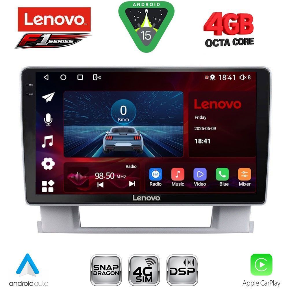 Βλησαρούλης Car Center - LENOVO SSQ 9482_CPA (9inc) MULTIMEDIA TABLET for OPEL ASTRA J mod. 2010-2016