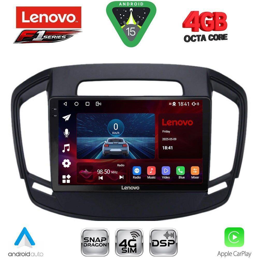 Βλησαρούλης Car Center - LENOVO SSQ 9492_CPA (9inc) MULTIMEDIA TABLET for OPEL INSIGNIA  mod.2014-2017