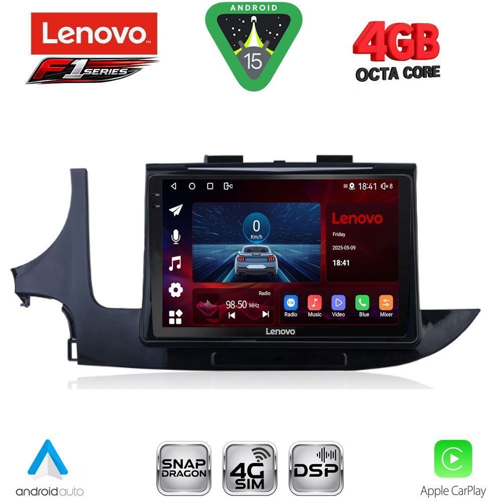 Βλησαρούλης Car Center - LENOVO SSQ 9497_CPA (9inc) MULTIMEDIA TABLET for OPEL MOKKA mod. 2016-2021