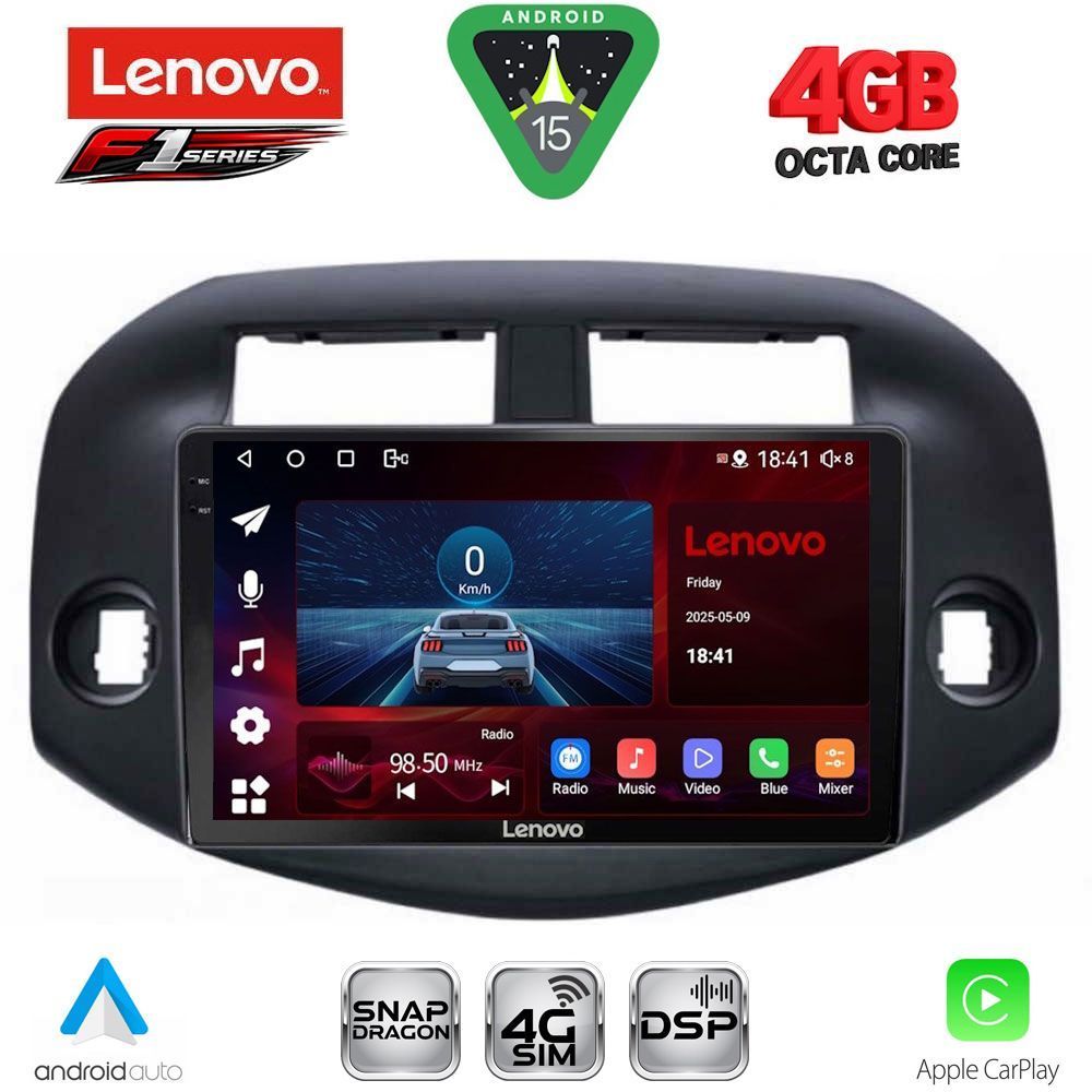 Βλησαρούλης Car Center - LENOVO SSQ 9732_CPA (10inc) MULTIMEDIA TABLET for TOYOTA RAV 4 mod. 2006-2012