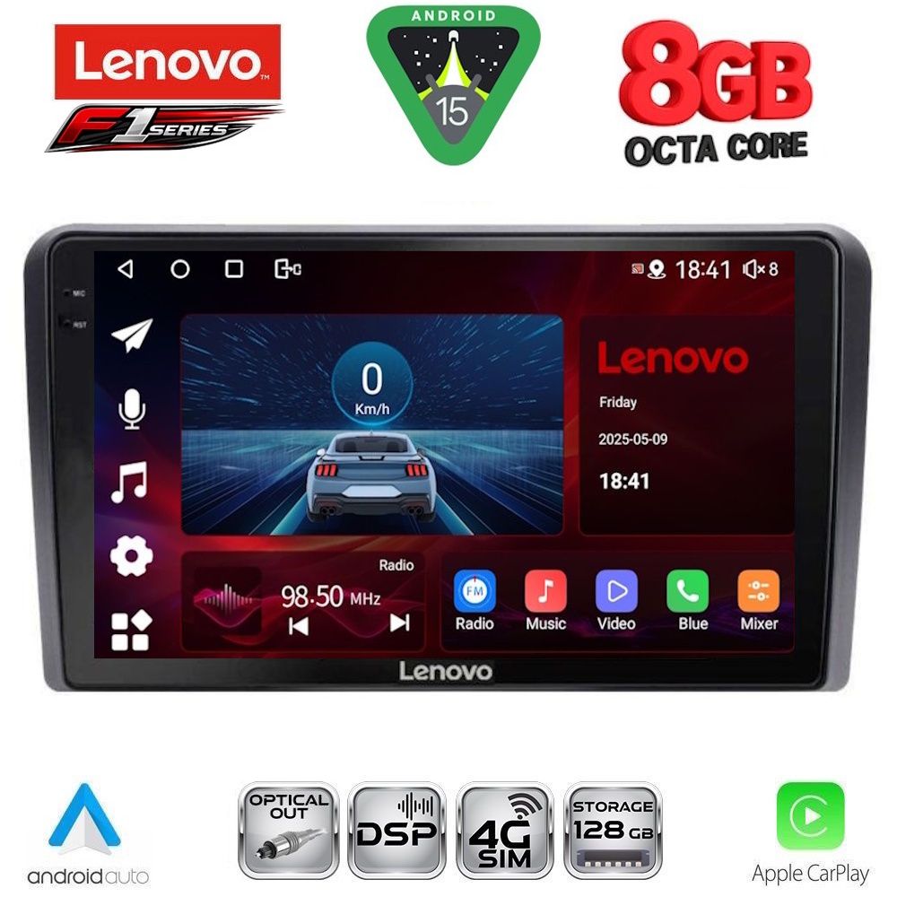 Βλησαρούλης Car Center - LENOVO SSR 10264_CPA (9inc) MULTIMEDIA TABLET for IVECO DAILY mod. 2010-2014
