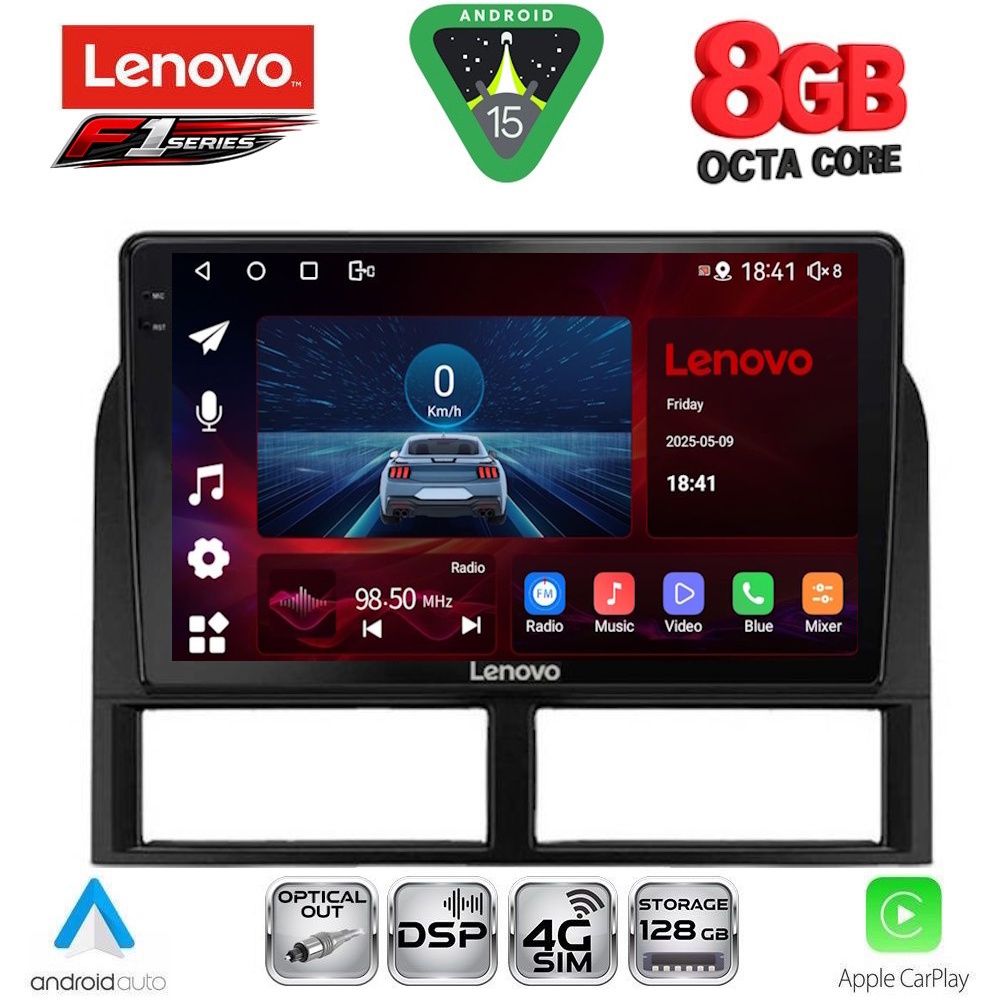 Βλησαρούλης Car Center - LENOVO SSR 10280_CPA (9inc) MULTIMEDIA TABLET for JEEP GRAND CHEROKEE mod. 1999-2004