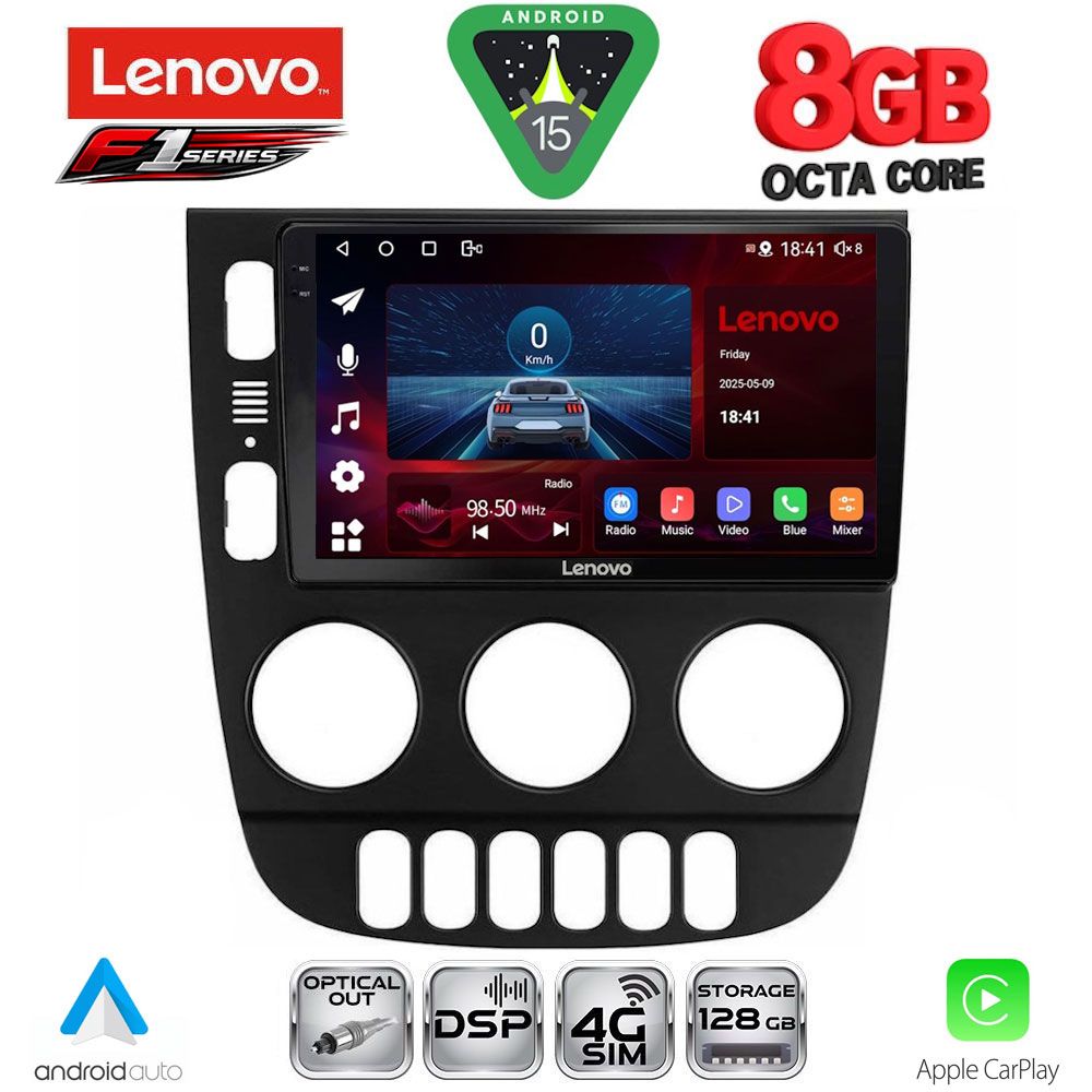 Βλησαρούλης Car Center - LENOVO SSR 10413_CPA (9inc) MULTIMEDIA TABLET for MERCEDES ML (W163) mod. 2002-2005