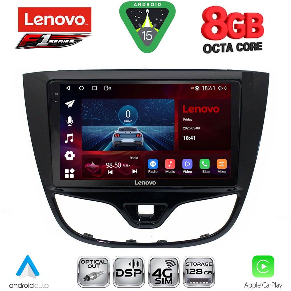 Βλησαρούλης Car Center - LENOVO SSR 10489_CPA (10inc) MULTIMEDIA TABLET for OPEL KARL mod. 2014-2019
