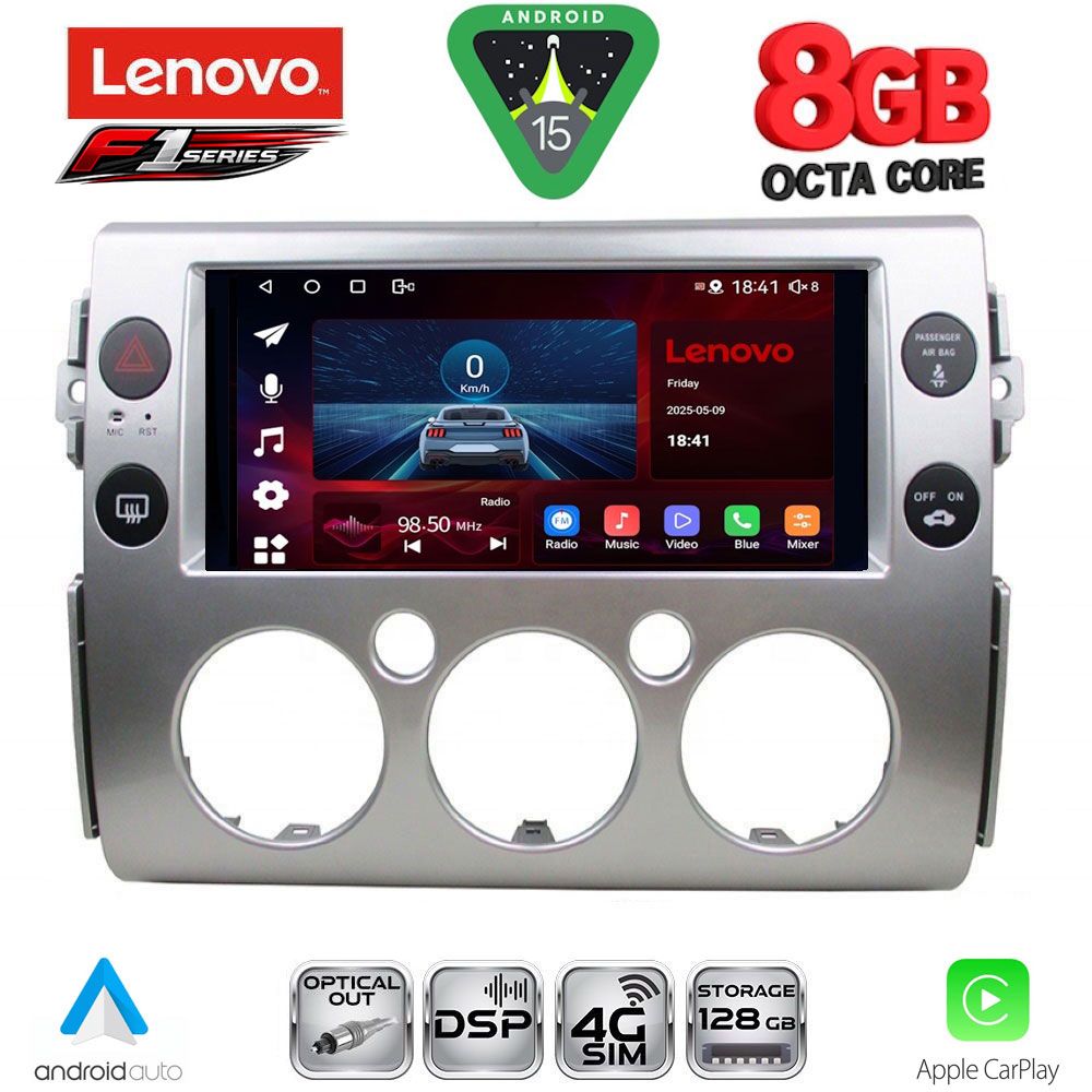Βλησαρούλης Car Center - LENOVO SSR 10717_CPA (9inc) MULTIMEDIA TABLET for TOYOTA FJ CRUISER mod. 2007-2013