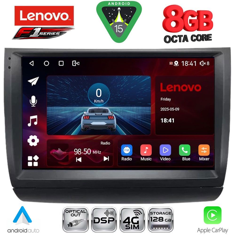 Βλησαρούλης Car Center - LENOVO SSR 10728_CPA (9inc) MULTIMEDIA TABLET for TOYOTA PRIUS mod. 2003-2009