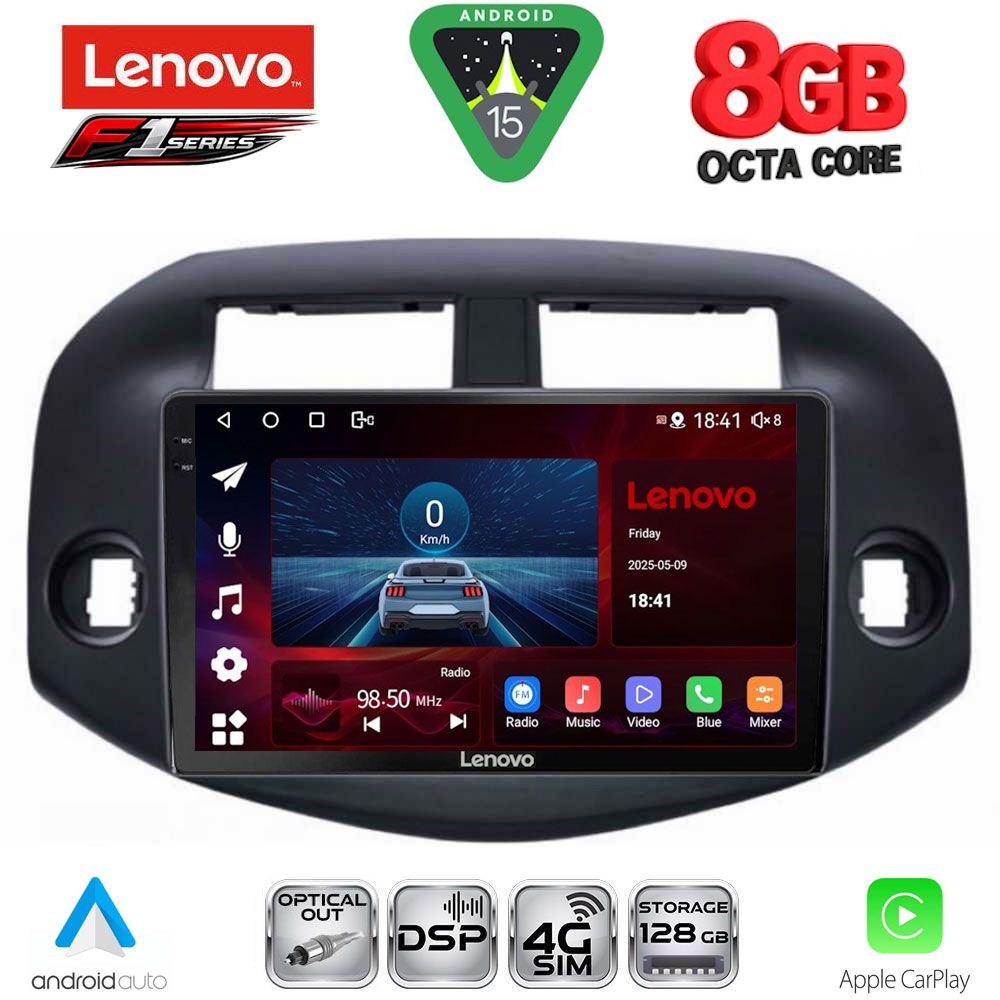 Βλησαρούλης Car Center - LENOVO SSR 10732_CPA (10inc) MULTIMEDIA TABLET for TOYOTA RAV 4 mod. 2006-2012