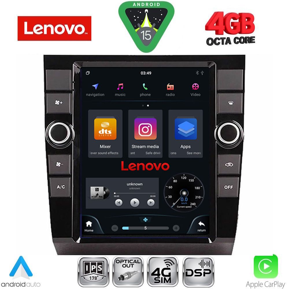 Βλησαρούλης Car Center - LENOVO SSX 9904_CPA TESLA STYLE for AUDI A4 mod. 2002-2008