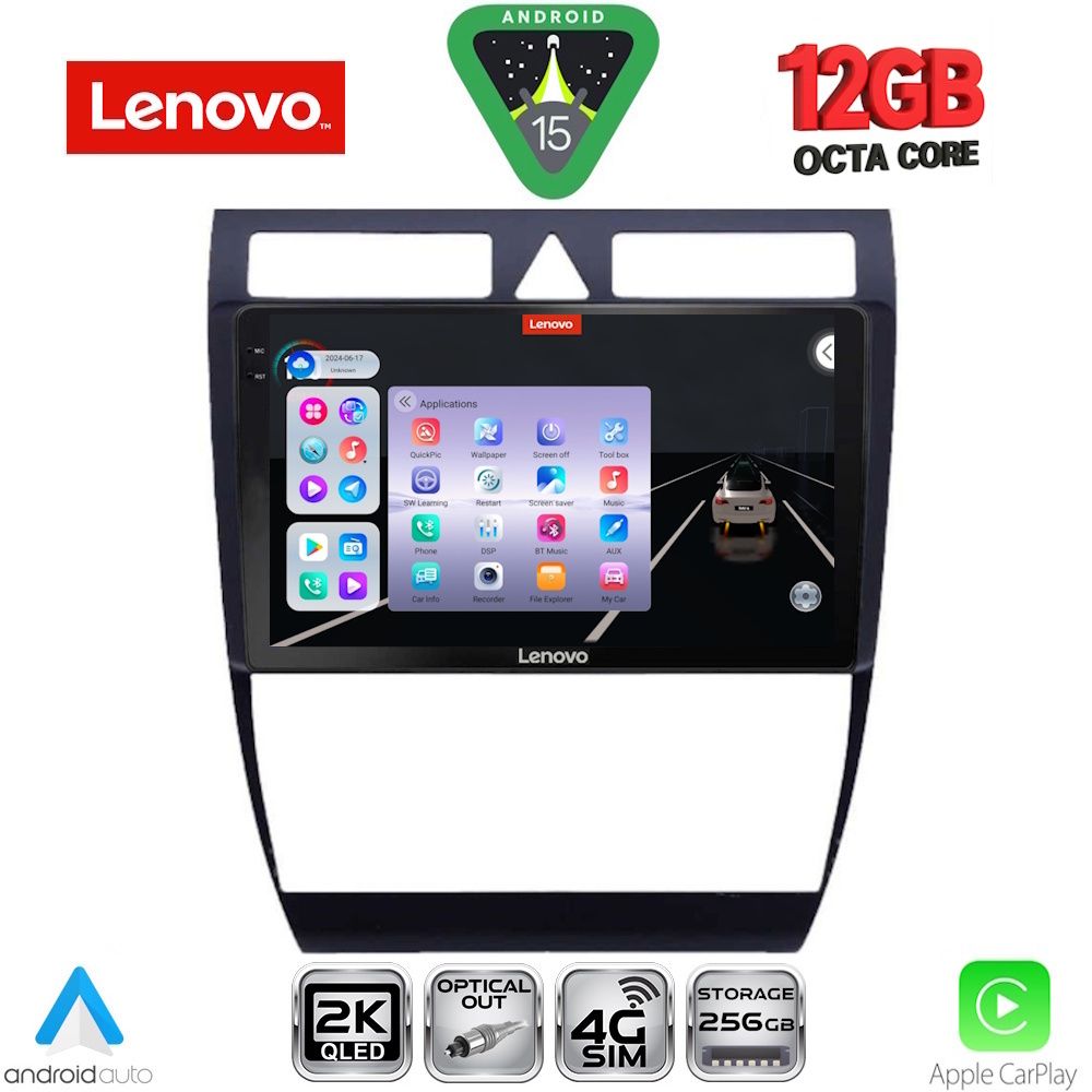 Βλησαρούλης Car Center - LENOVO SSZ 12006_CPA (9inc) MULTIMEDIA TABLET for AUDI A6 mod. 1998-2005