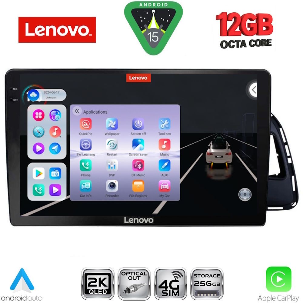 Βλησαρούλης Car Center - LENOVO SSZ 12015_CPA (10inc) MULTIMEDIA TABLET for AUDI Q5 mod. 2010-2018