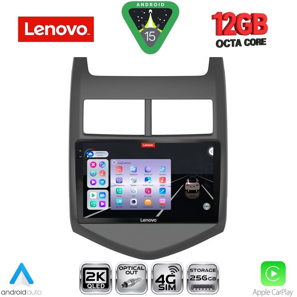 Βλησαρούλης Car Center - LENOVO SSZ 12074_CPA (9inc) MULTIMEDIA TABLET for CHEVROLET AVEO mod. 2011-2014