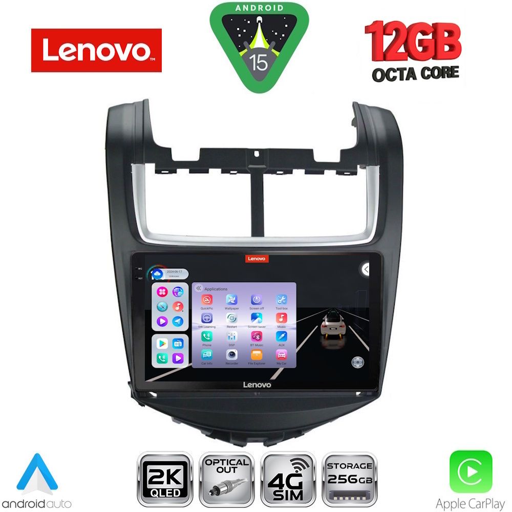Βλησαρούλης Car Center - LENOVO SSZ 12075_CPA (9inc) MULTIMEDIA TABLET for CHEVROLET AVEO mod. 2014-2017