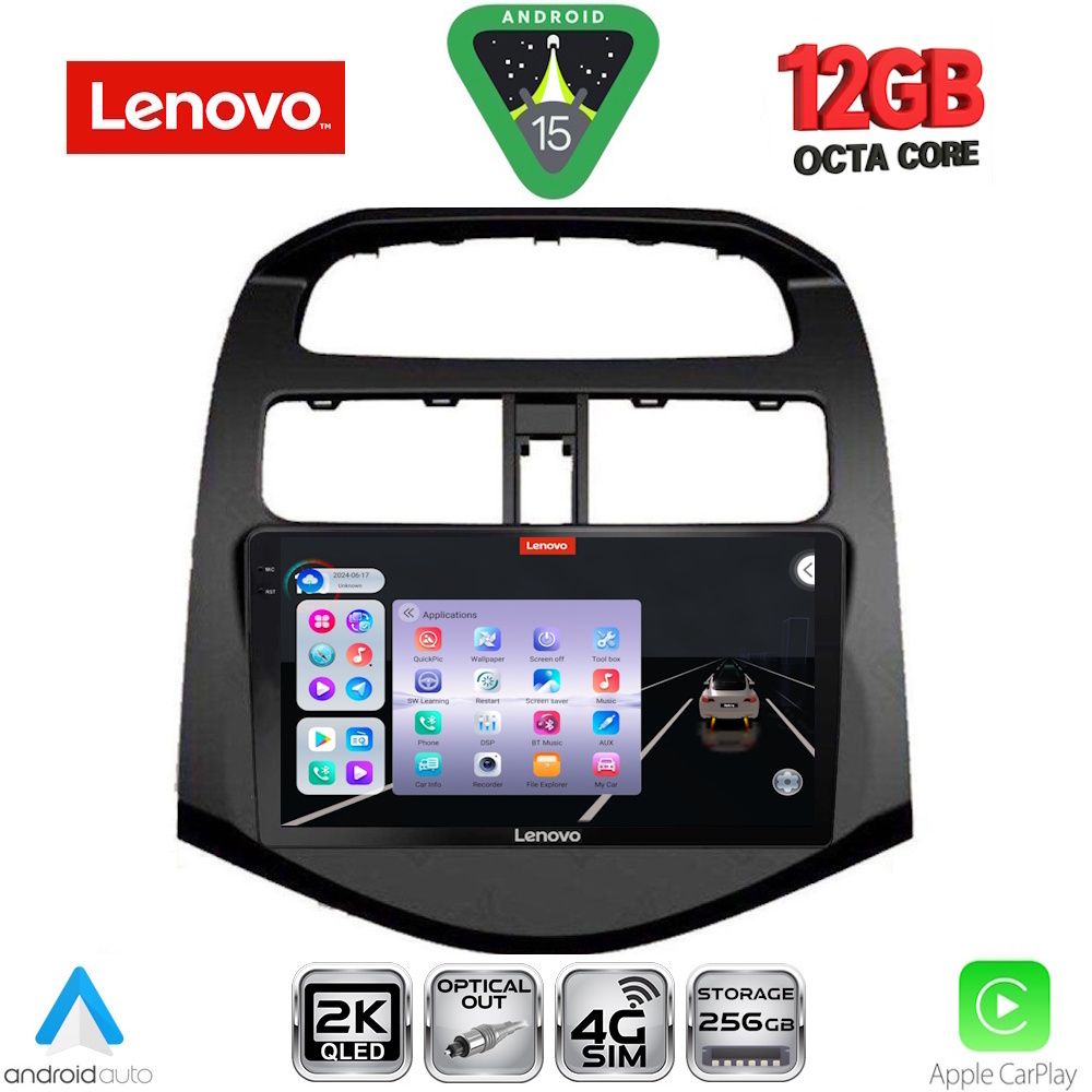 Βλησαρούλης Car Center - LENOVO SSZ 12078_CPA (9inc) MULTIMEDIA TABLET for CHEVROLET SPARK mod. 2009-2015