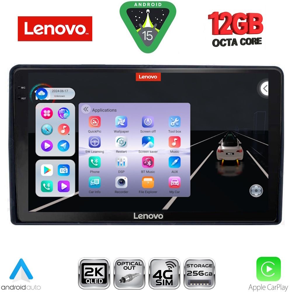 Βλησαρούλης Car Center - LENOVO SSZ 12081_CPA (9inc) MULTIMEDIA TABLET for CITROEN – PEUGEOT mod. 2008-2018