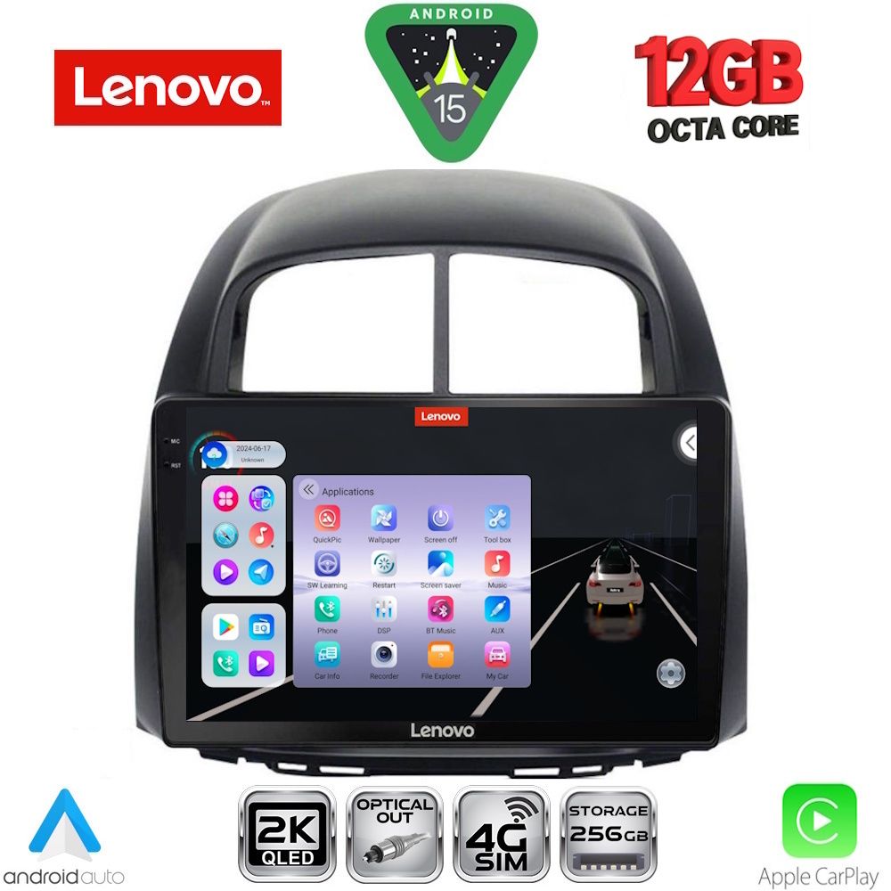 Βλησαρούλης Car Center - LENOVO SSZ 12124_CPA (10inc) MULTIMEDIA TABLET for DAIHATSU SIRION mod. 2006-2012