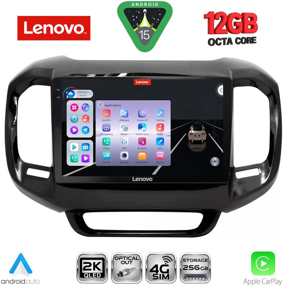 Βλησαρούλης Car Center - LENOVO SSZ 12127_CPA (9inc) MULTIMEDIA TABLET for FIAT TORO mod. 2017-2026