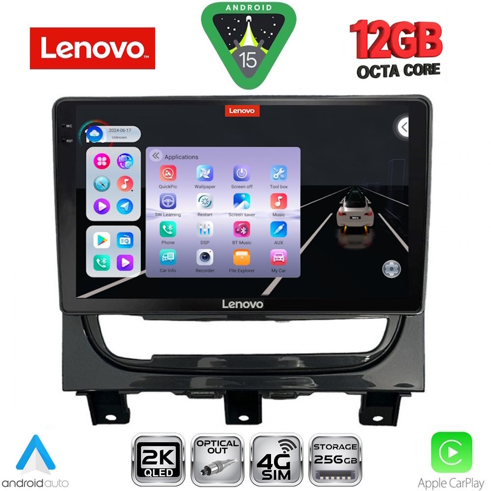Βλησαρούλης Car Center - LENOVO SSZ 12146_CPA (9inc) MULTIMEDIA TABLET for FIAT STRADA mod. 2012-2020