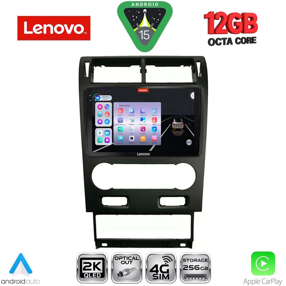 Βλησαρούλης Car Center - LENOVO SSZ 12161A_CPA (9inc) MULTIMEDIA TABLET for FORD MONDEO mod. 2003-2006