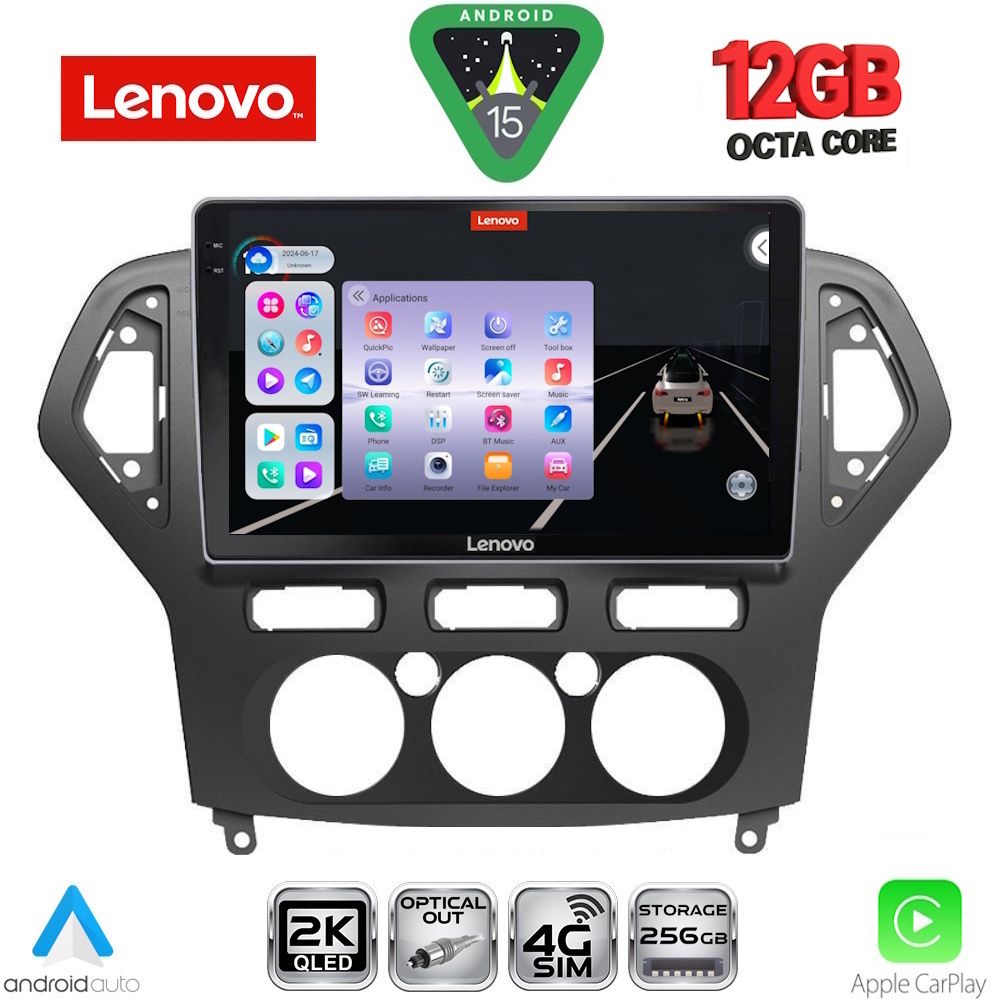 Βλησαρούλης Car Center - LENOVO SSZ 12162_CPA A/C (10inc) MULTIMEDIA TABLET for FORD MONDEO mod. 2007-2011