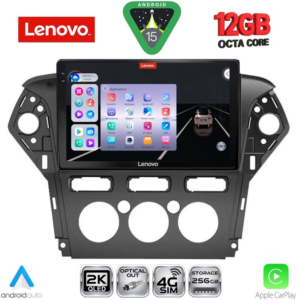 Βλησαρούλης Car Center - LENOVO SSZ 12163_CPA A/C (10inc) MULTIMEDIA TABLET for FORD MONDEO mod. 2011-2013