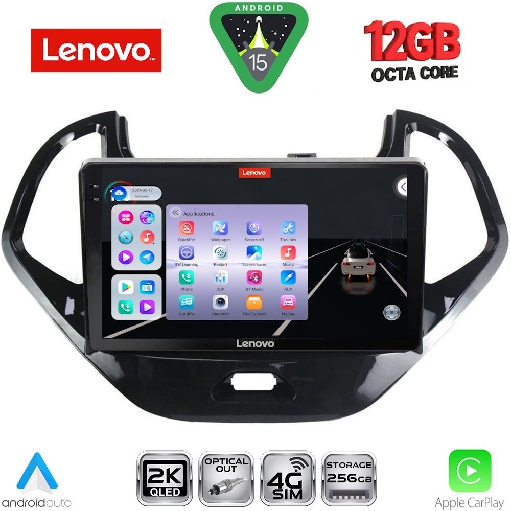 Βλησαρούλης Car Center - LENOVO SSZ 12167SH_CPA (9inc) MULTIMEDIA TABLET for FORD KA mod. 2017-2024