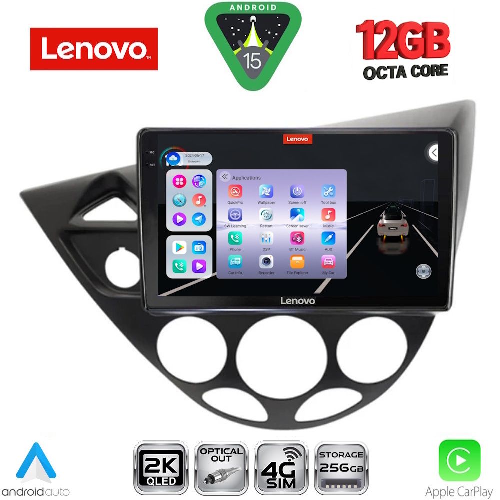 Βλησαρούλης Car Center - LENOVO SSZ 12169_CPA  (9inc) MULTIMEDIA TABLET for FORD FOCUS mod. 1998-2004