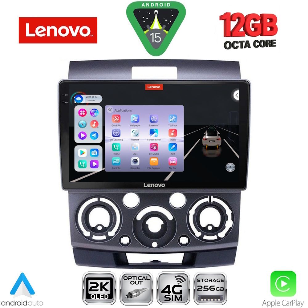 Βλησαρούλης Car Center - LENOVO SSZ 12170_CPA (9inc) MULTIMEDIA TABLET for FORD RANGER | MAZDA BT50 mod. 2006-2011