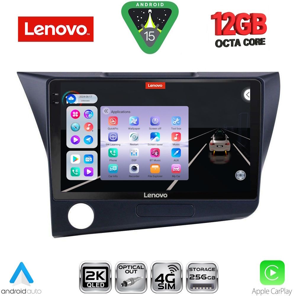 Βλησαρούλης Car Center - LENOVO SSZ 12203_CPA (9inc) MULTIMEDIA TABLET for HONDA CRZ mod. 2010-2016