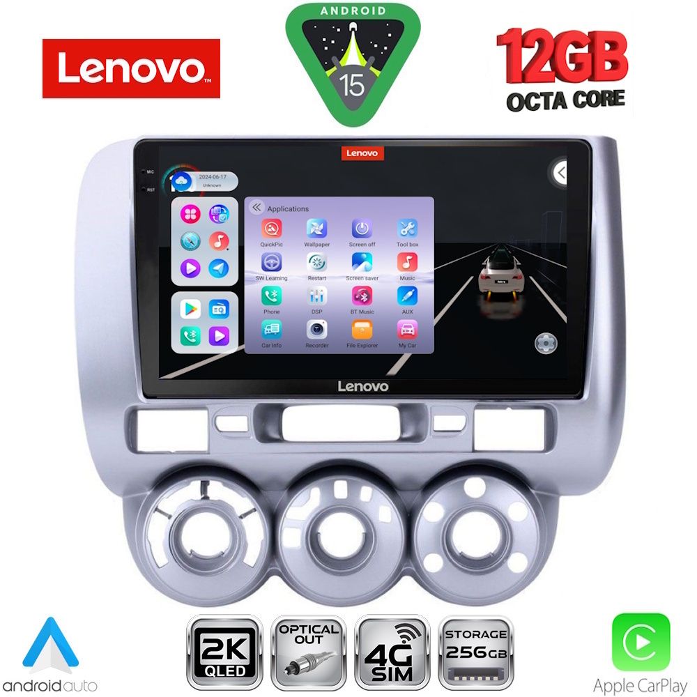 Βλησαρούλης Car Center - LENOVO SSZ 12210_CPA A/C (9inc) MULTIMEDIA TABLET for HONDA JAZZ mod. 2002-2008