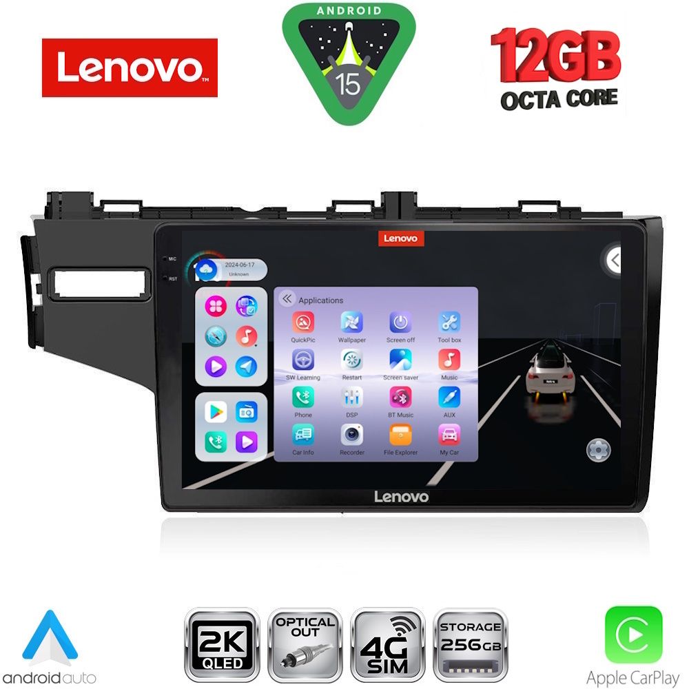 Βλησαρούλης Car Center - LENOVO SSZ 12212_CPA (10inc) MULTIMEDIA TABLET for HONDA JAZZ mod. 2013-2019