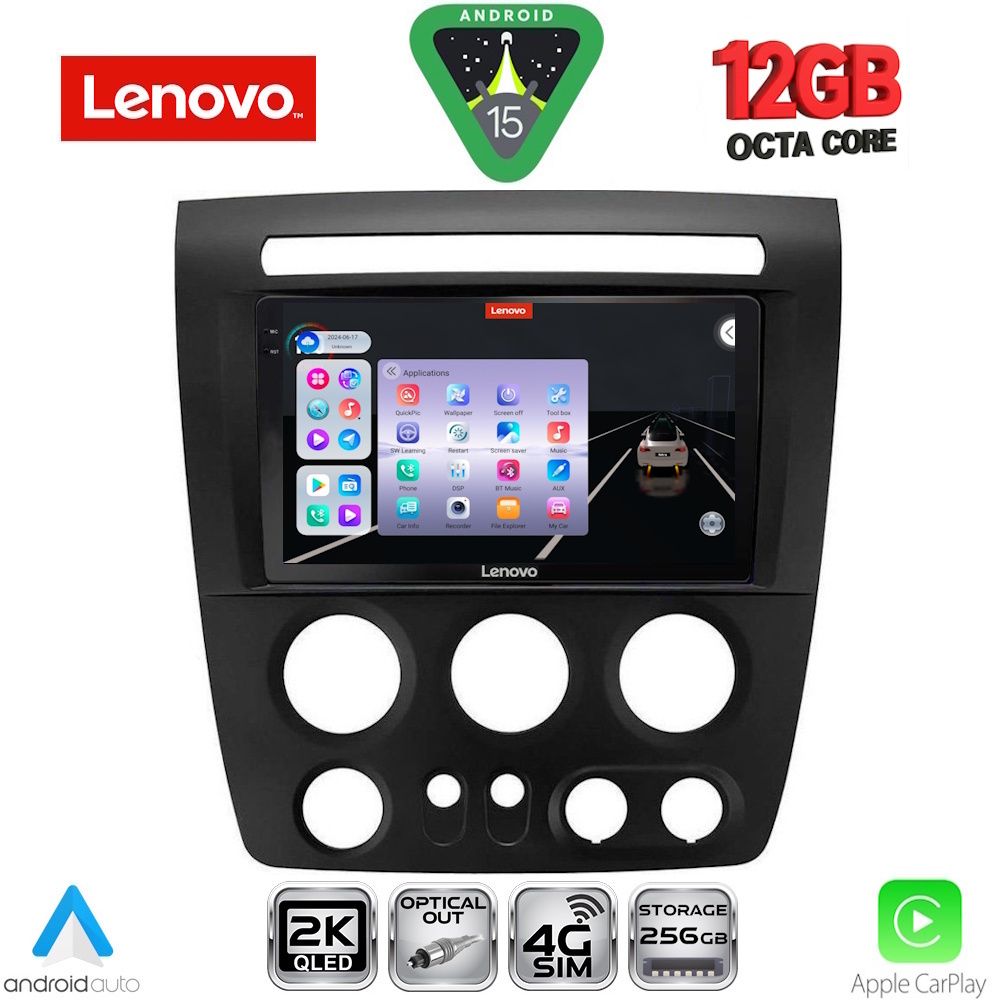 Βλησαρούλης Car Center - LENOVO SSZ 12218_CPA (9inc) MULTIMEDIA TABLET for HUMMER H3 mod. 2005-2009