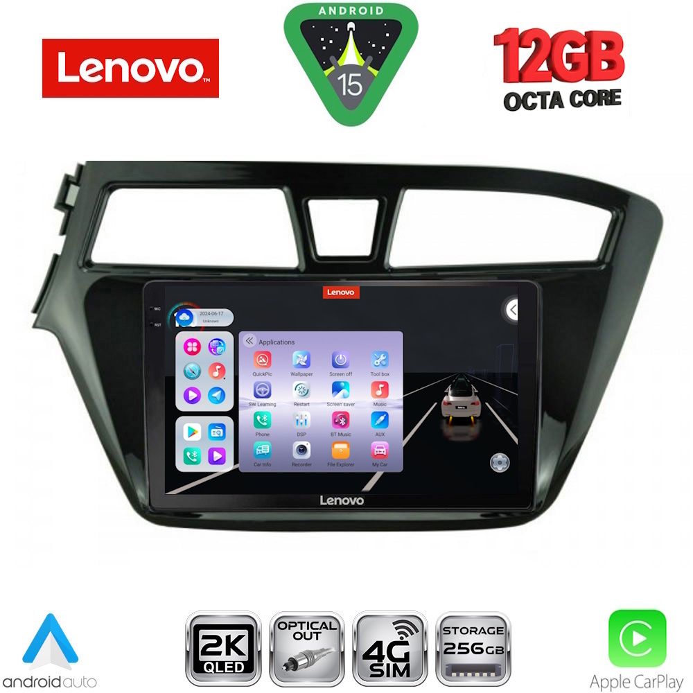 Βλησαρούλης Car Center - LENOVO SSZ 12229_CPA (9inc) MULTIMEDIA TABLET for HYUNDAI i20 mod. 2014-2019