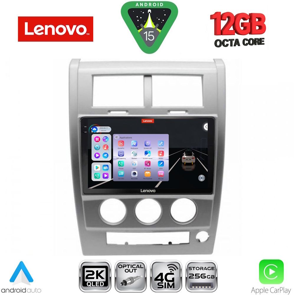 Βλησαρούλης Car Center - LENOVO SSZ 12270_CPA (10inc) MULTIMEDIA TABLET for JEEP CHEROKEE – LIBERTY mod. 2007-2014