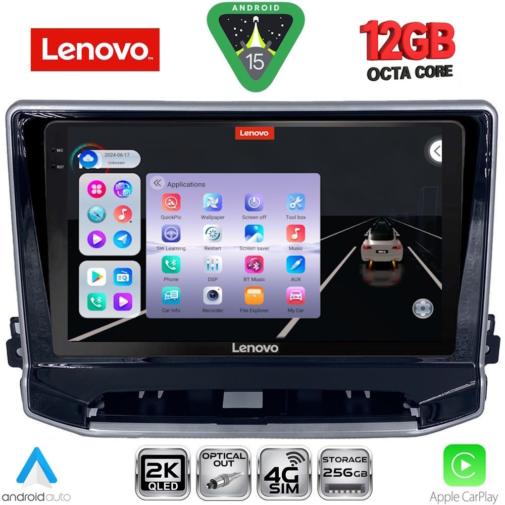 Βλησαρούλης Car Center - LENOVO SSZ 12279_CPA (10inc) MULTIMEDIA TABLET for JEEP COMPASS mod. 2022-2026