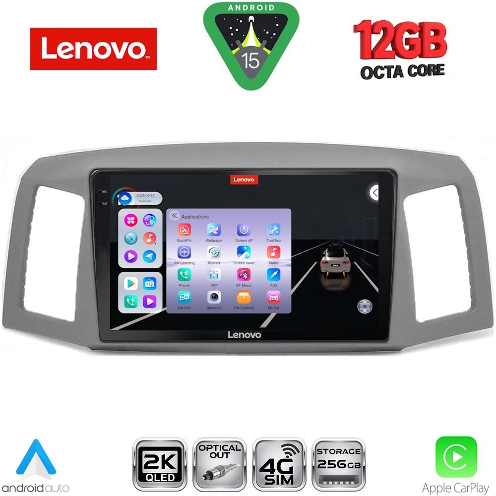 Βλησαρούλης Car Center - LENOVO SSZ 12281_CPA (10inc) MULTIMEDIA TABLET for JEEP GRAND CHEROKEE mod. 2005-2007