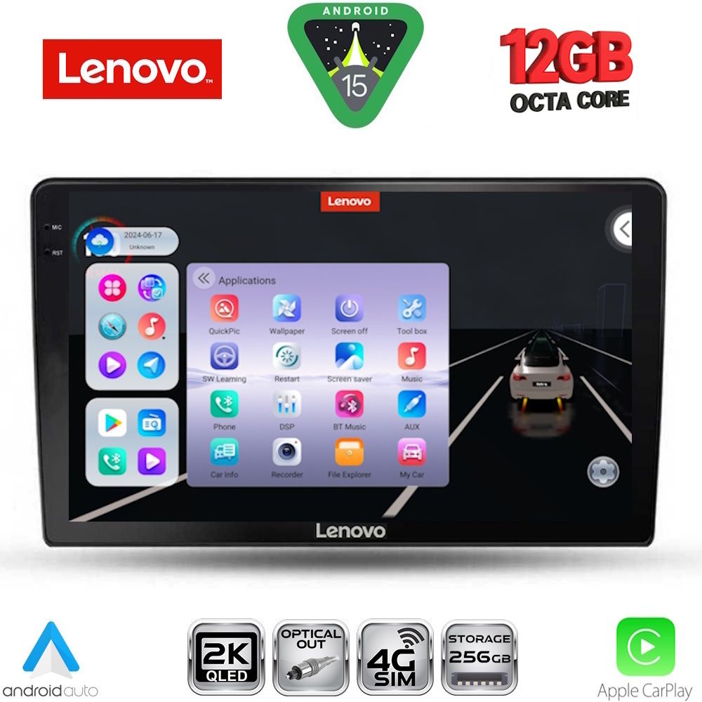Βλησαρούλης Car Center - LENOVO SSZ 12324_CPA (CLIMA+A/C) (9inc) MULTIMEDIA TABLET for KIA SPORTAGE mod. 2004-2010
