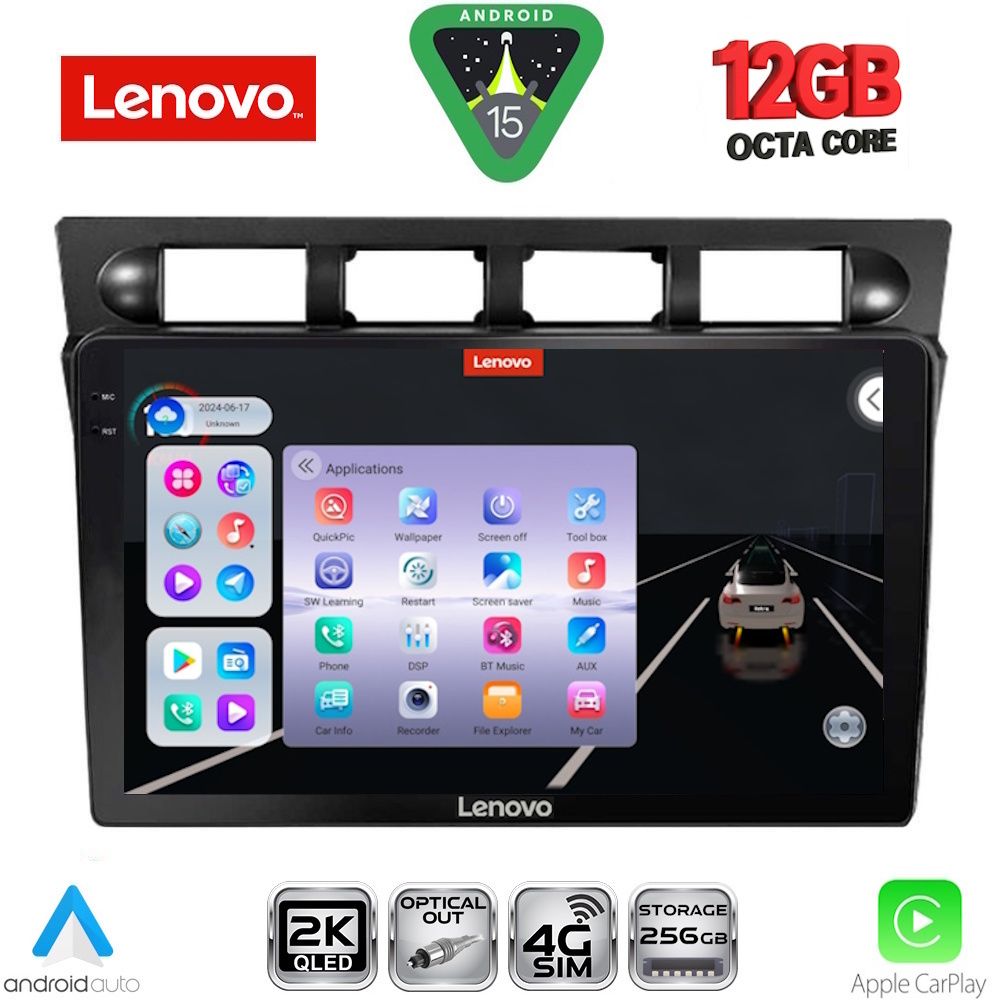 Βλησαρούλης Car Center - LENOVO SSZ 12306_CPA (9inc) MULTIMEDIA TABLET for KIA PICANTO mod. 2004-2008