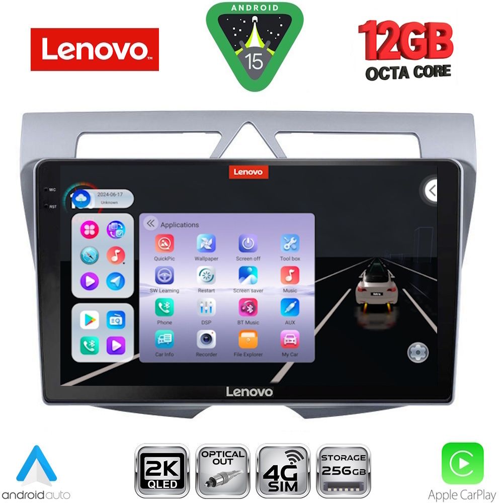 Βλησαρούλης Car Center - LENOVO SSZ 12307_CPA (9inc) MULTIMEDIA TABLET for KIA PICANTO mod. 2008-2011