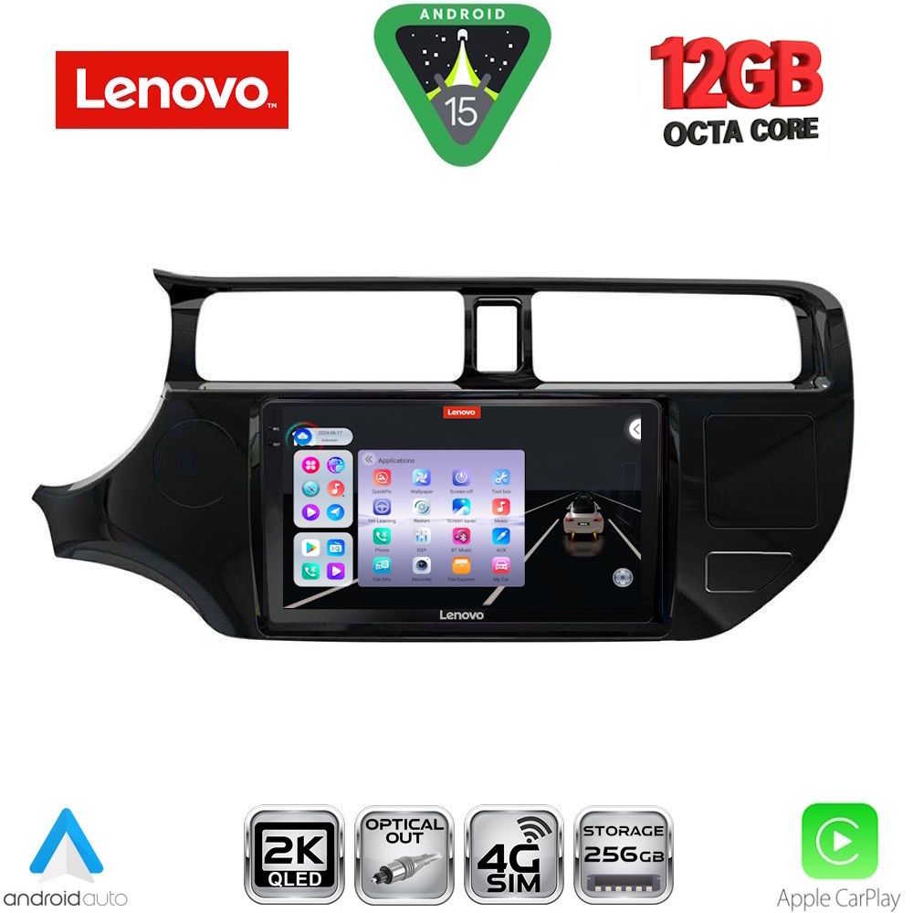 Βλησαρούλης Car Center - LENOVO SSZ 12314_CPA (9inc) MULTIMEDIA TABLET for KIA RIO mod. 2012-2015