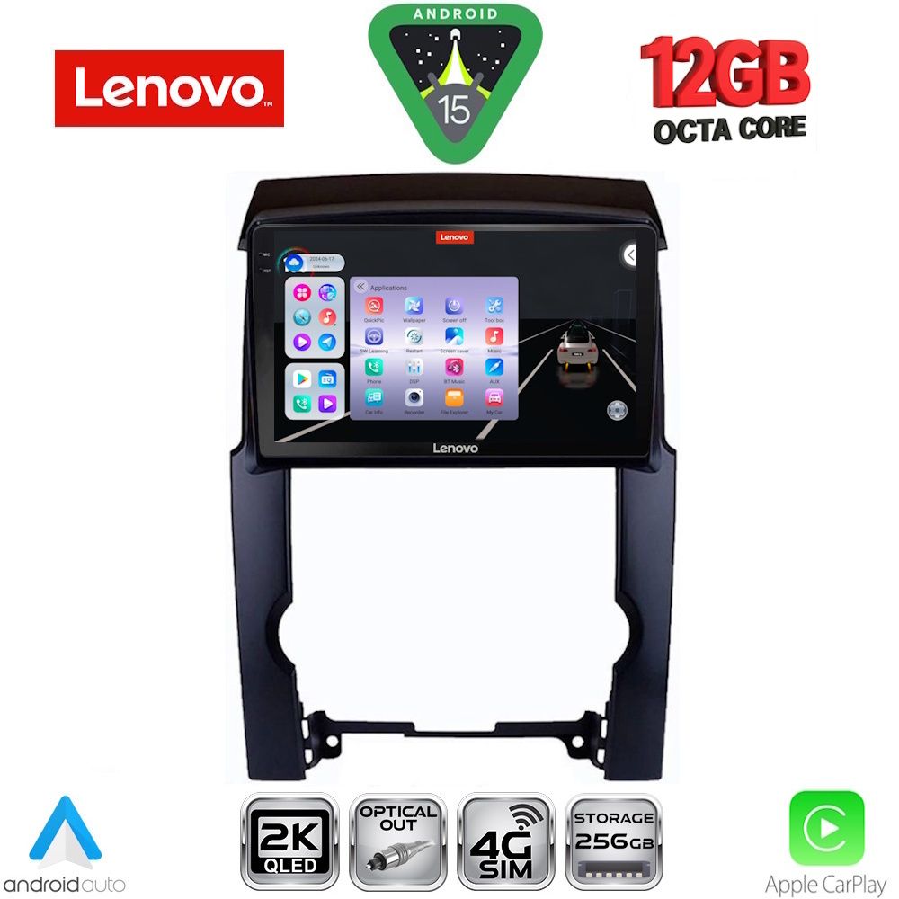 Βλησαρούλης Car Center - LENOVO SSZ 12318_CPA (10inc) MULTIMEDIA TABLET for KIA SORENTO mod. 2009-2014