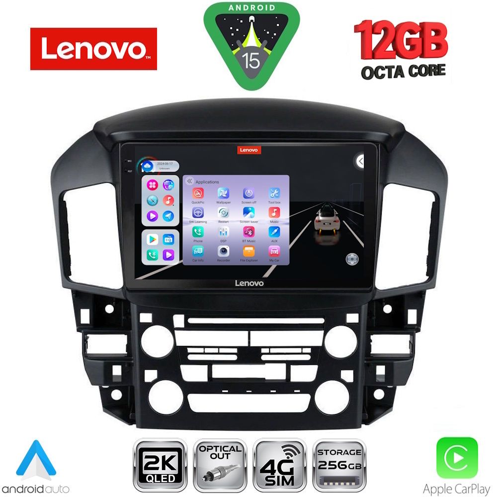 Βλησαρούλης Car Center - LENOVO SSZ 12344_CPA (9inc) MULTIMEDIA TABLET for LEXUS RX 300 mod. 1998-2003