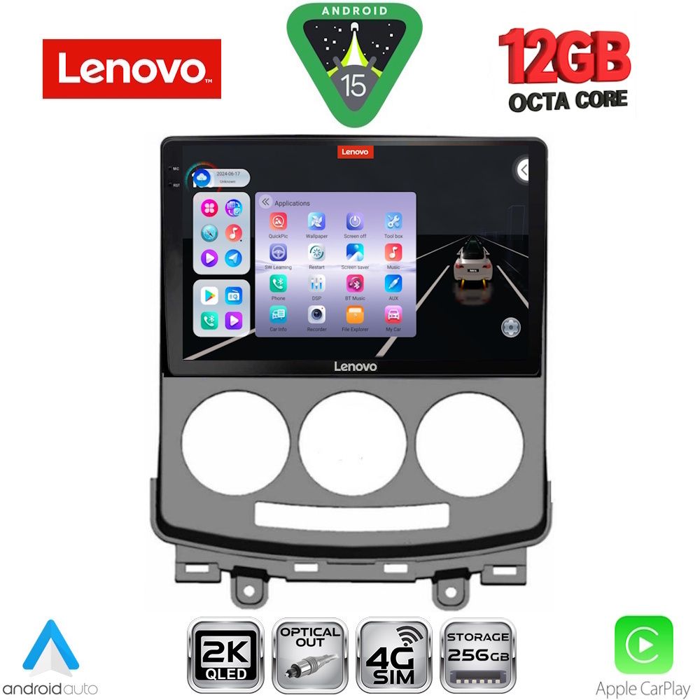 Βλησαρούλης Car Center - LENOVO SSZ 12370_CPA (9inc) MULTIMEDIA TABLET for MAZDA 5  mod. 2004-2010