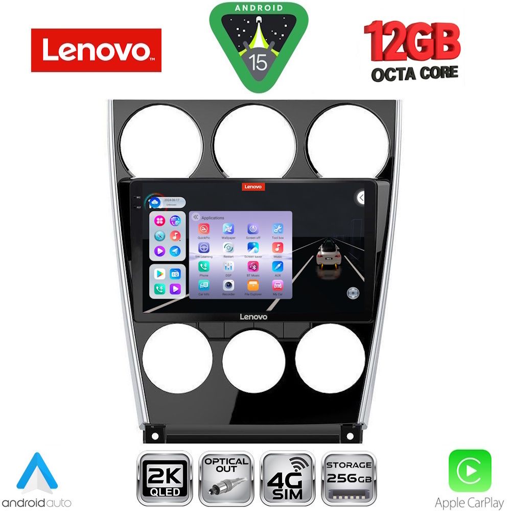 Βλησαρούλης Car Center - LENOVO SSZ 12375_CPA (9inc) MULTIMEDIA TABLET for MAZDA 6 (FACELIFT) mod. 2005-2008