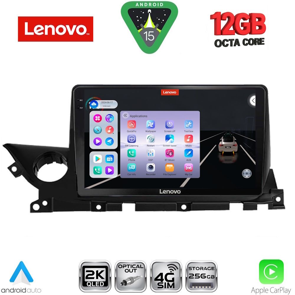 Βλησαρούλης Car Center - LENOVO SSZ 12379B_CPA (9inc) MULTIMEDIA TABLET for MAZDA 6 mod. 2021-2026